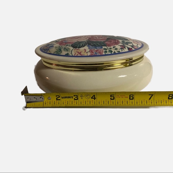 Vintage 1998 PS Limited Edition Oval Jewelry Music Trinket Box Case SEE> - Picture 12 of 12